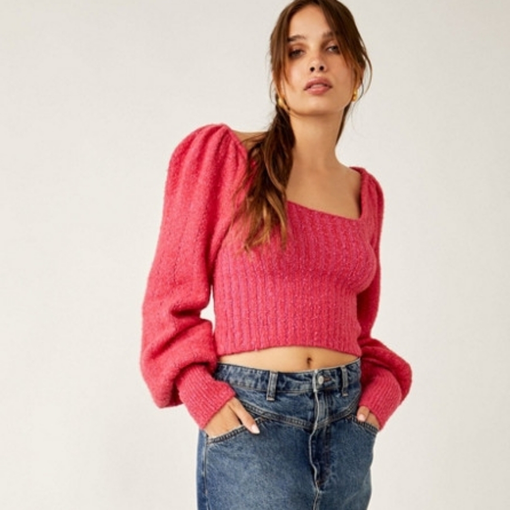 NEW FREE PEOPLE | $98 Katie Pullover Sweater - Picture 2 of 8